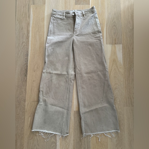 Mango jeans - high waist, wide leg size 6 - Picture 1 of 3
